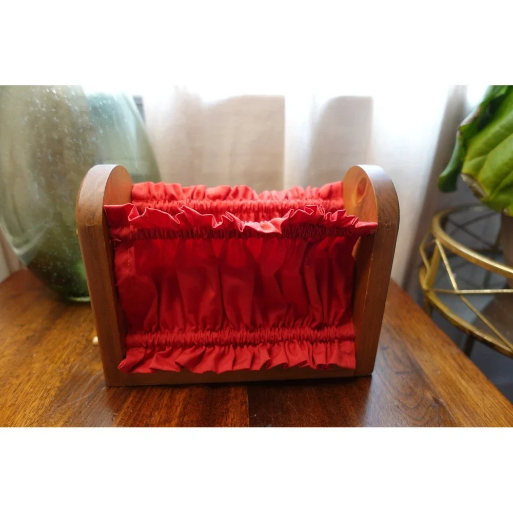 Vintage wooden‎ napkin holder